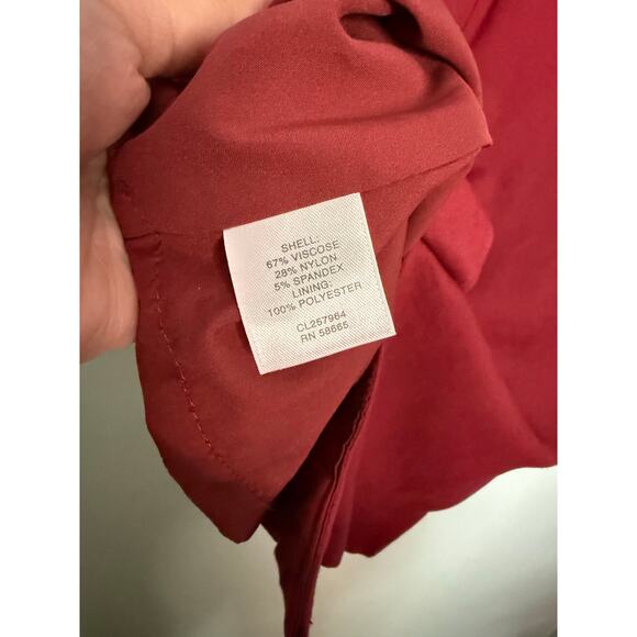 Classiques Entier red sleevless mini dress - Picture 4 of 5